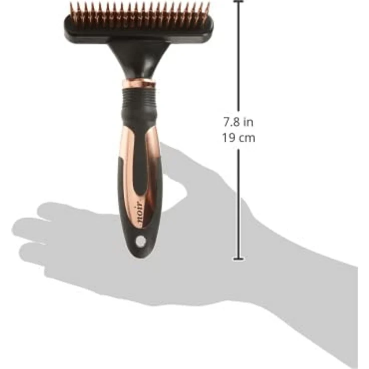 Ebi Noir 645-436677 Entwirrungsharke, 39 rotierenden Zinken, 11 x 6.5 cm – Bild 4