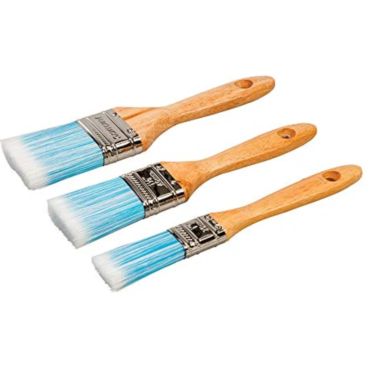 Silverline 675077 Malerpinsel mit synthetischen Borsten, 3-tlg.