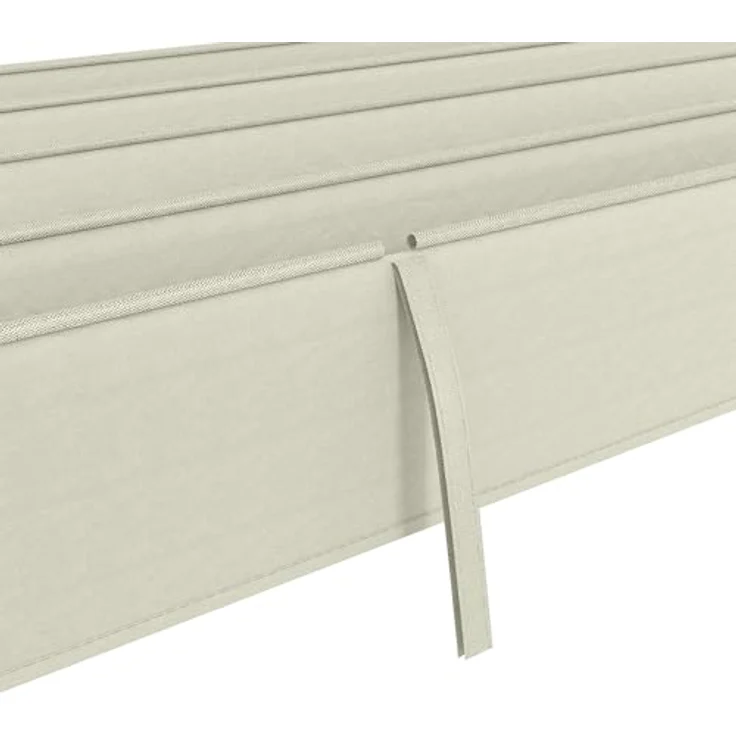Outsunny Pavillon-Ersatzdach für 2,85 x 2 m Pergola, wasserabweisend mit Regenabflusslöchern, UV-Schutz 30+, cremeweiß – Bild 8