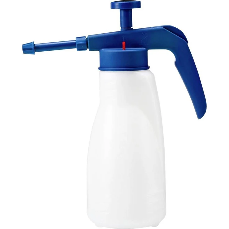 Pressol Drucksprühgerät Industrie-Zerstäuber, HDPE Behälter mit ml-Skala, verschiedene Düsen, UV-stabil, schwarz