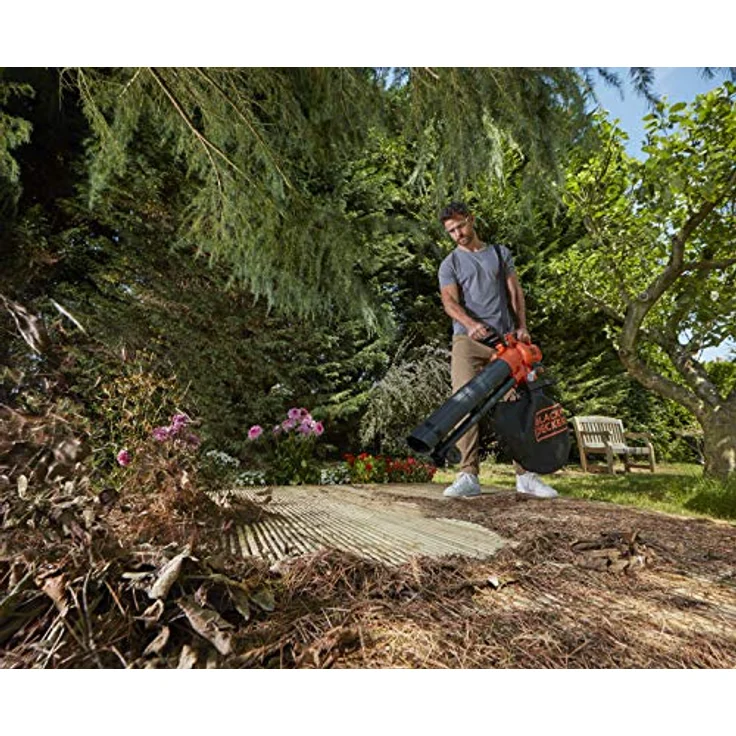 Black und Decker 36V 3 in 1 Akku-Laubsauger Büstenlos, ohne Akku - BCBLV36B-XJ – Bild 2