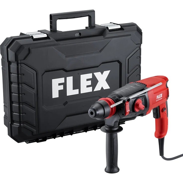 Flex Bohrhammer CHE 2-28 R SDS-Plus TC, 2,7 J Schlagenergie, 800 Watt, inkl. Koffer, für Beton bis 28 mm