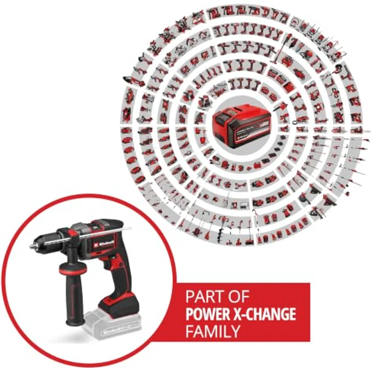 Einhell Professional TP-ID 18-C Li BL - Solo Akku-Schlagbohrmaschine mit bürstenlosem Motor, 44.500 Schlägen/min und 13-mm-Schnellspannfutter – Bild 2