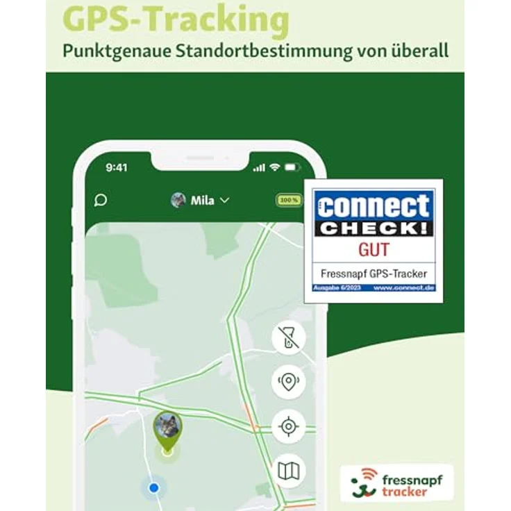 Fressnapf GPS Tracker für Katzen - 2. Generation - Ohne ABO - Ortung ohne Entfernungsbegrenzung - Aktivitätserkennung & Gesundheitsfunktion - Katzenfreundliches Design – Bild 2