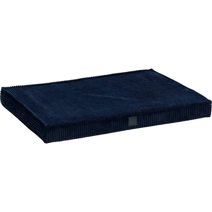 Designed By Lotte Tierkissen Orthopädisches Hundekissen Ribbed anthrazit - Memory-Schaum Füllung, wasserabweisender Innenbezug, Anti-Rutsch-Boden