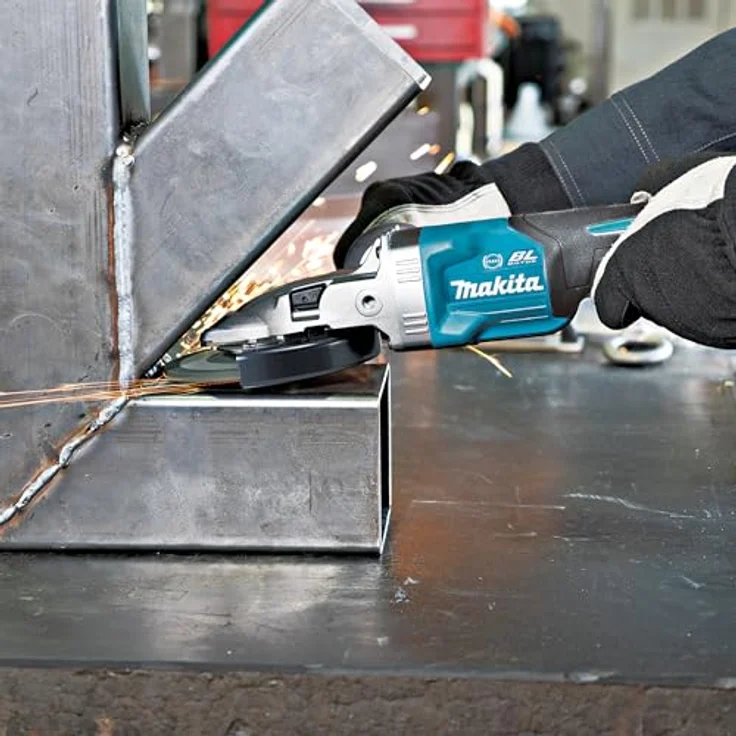 Makita GA056GZ, 40V Akku-Flachkopfwinkelschleifer mit Paddelschalter, 125 mm, 9.000 min-1, Soft-Start, AFT – Bild 13