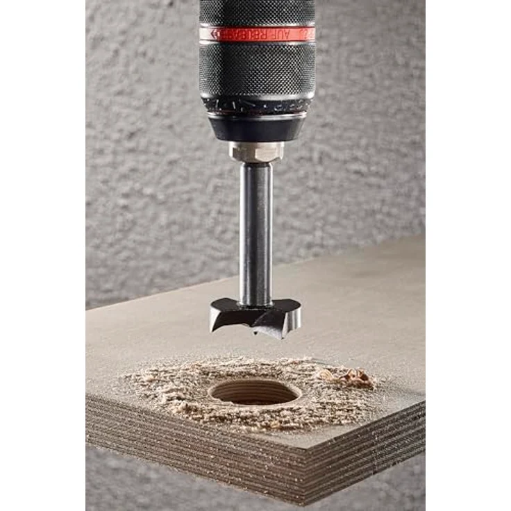 WOLFCRAFT Holz-Nutfräser 15 mm, Massivholzfräser mit 8 mm Schaftdurchmesser – Bild 4