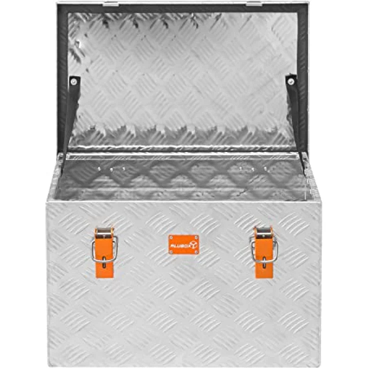 alubox Werkzeugkiste Riffelblech ABX-RL67 Aluminium 1,5mm Werkzeugkiste leicht und robust 67 Liter – Bild 2