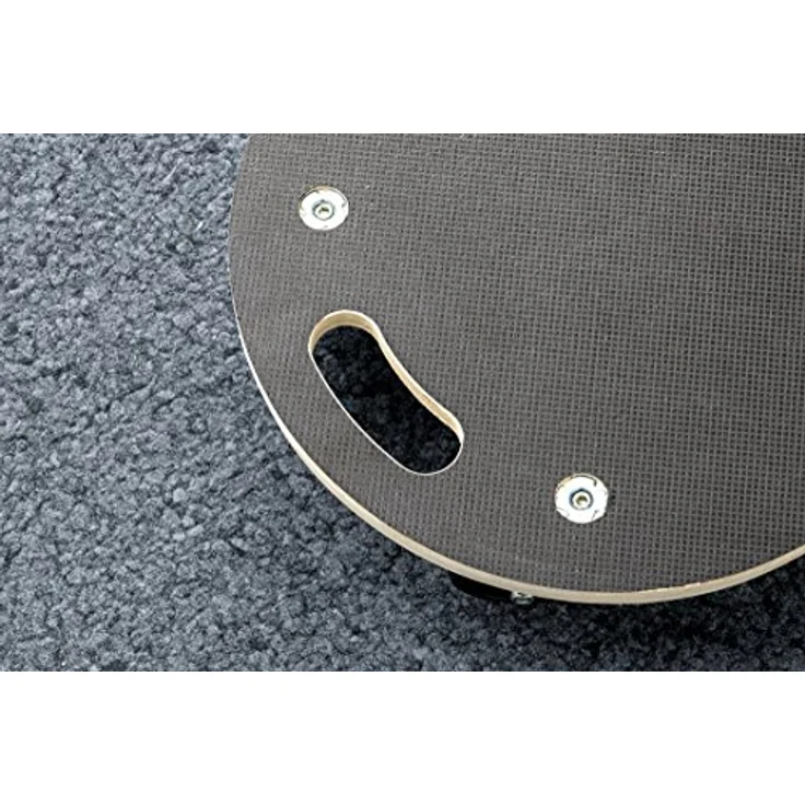 Metafranc Pflanzenroller Ø 380 mm - 200 kg Tragkraft - Siebdruckplatte - PA-Räder - Feststeller - Wasserabweisend-Möbelroller-Untersetzer mit Rollen-Transporthilfe für Pflanzen - 822040 – Bild 4