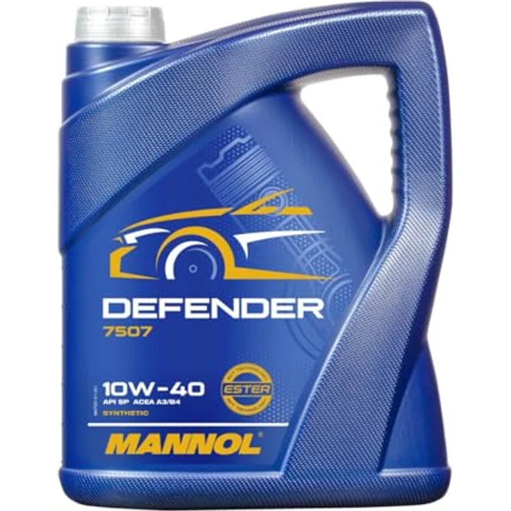 Mannol Motoröl Defender 7507 Synthese Motorenöl halb-synthetisch 10W-40 5 L – Bild 2