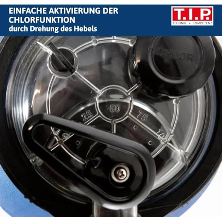 T.I.P. Chlor Comfort 15000, Poolfilteranlage mit integriertem Chlordosierer, 4.5 m³/h Fördermenge – Bild 4