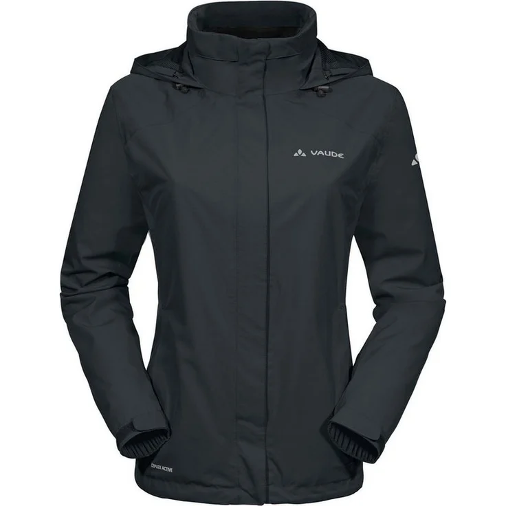 "VAUDE Women's Escape Bike Light Jacket, Damen Anorak, wasserdicht, winddicht, atmungsaktiv, grau" – Bild 1