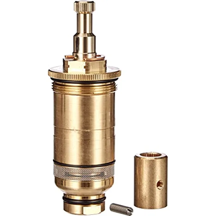 hansgrohe Dehnstoff-Thermoelement 92601000, Regeleinheit für Pharo Duschtempel und Ecostat Thermostatbatterie