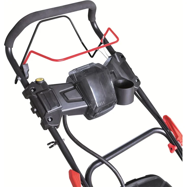 Scheppach MS173-51E Benzin-Rasenmäher - 51 cm Schnittbreite, E-Start, Reinigungsfunktion, 65l Fangkorb, 7-stufige Höhenverstellung, Mulchfunktion, Radantrieb, Seitenauswurf, inkl. Motoröl – Bild 4