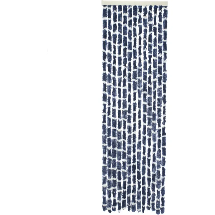 Travellife Insektenschutz für Türen Chenille Stripe 185x56cm Blau-Weiß