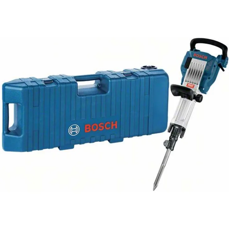 Bosch Professional Abbruchhammer GSH 16-30 (400 mm Spitzmeißel, 30 mm Werkzeugaufnahme, 41 J Schlagenergie, 1.750 Watt, im Trolley)