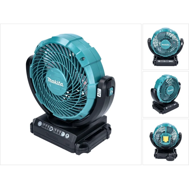 Makita DCF102Z Lüfter 18V (ohne Akku-ohne Ladegerät), 18 V, Blau – Bild 2
