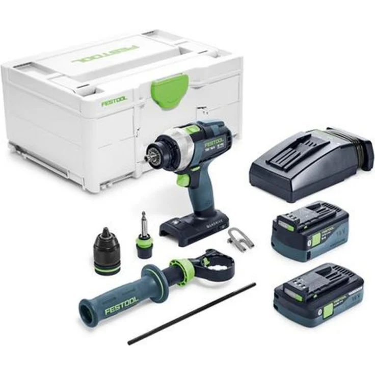 Festool Akku-Bohrschrauber TDC 18/4 5,0/4,0 I-Plus QUADRIVE – Bild 1