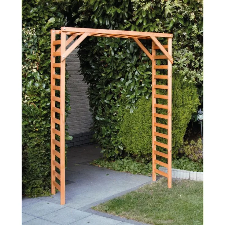 Promadino Rankkasten Pergola Steffi, honigbraun