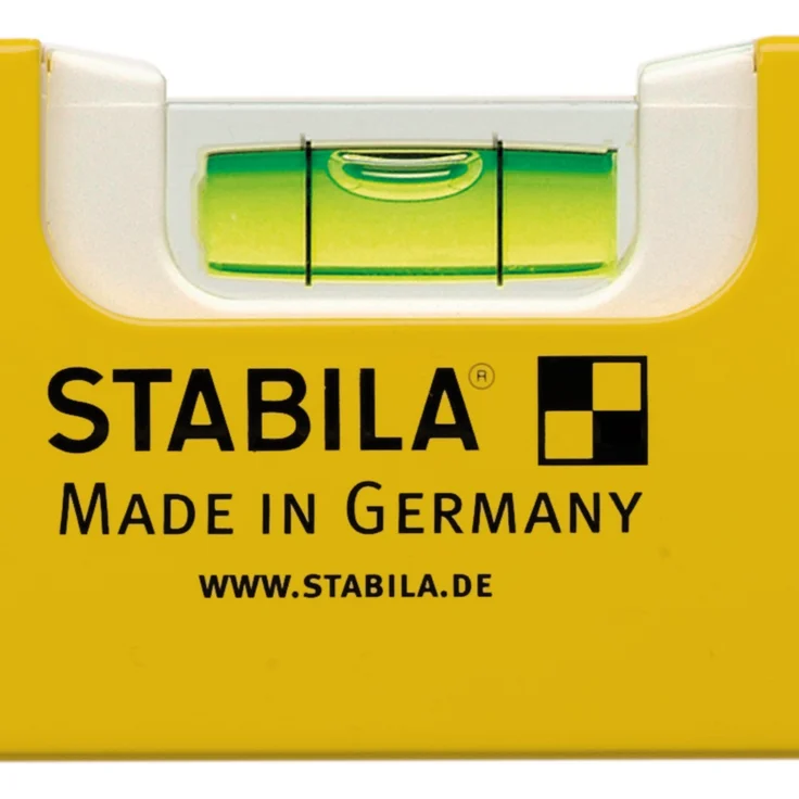 STABILA Torpedo-Wasserwaage Type 70 T, 25 cm, leichtes Alu-Profil, 1 Horizontal-Libelle, 1 Vertikal-Libelle, Made in Germany – Bild 5