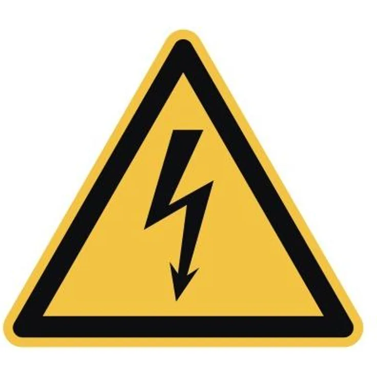 Neutralware Hinweisschild 20x20 cm (BxH) Warnung vor elektrischer Spannung Hart-PVC