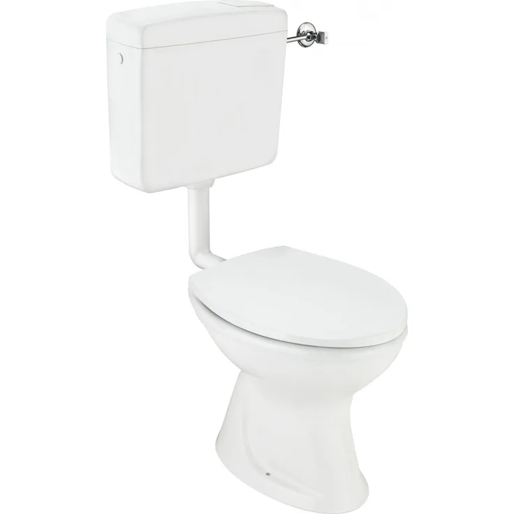 Cornat Komplett-Stand-Tiefspül-WC'' ''inkl. WC-Sitz, weiß''''