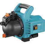 GARDENA Gartenpumpe 3000/4: Bewässerungspumpe für den Einsatz im Freien, mit 3100 l/h Fördermenge 3,6 bar 7 m Selbstansaughöhe 600 W geräuscharm und langlebig, mit Wasser-Ablassschraube, wartungsfrei, hohe Saugkraft (1707-20)