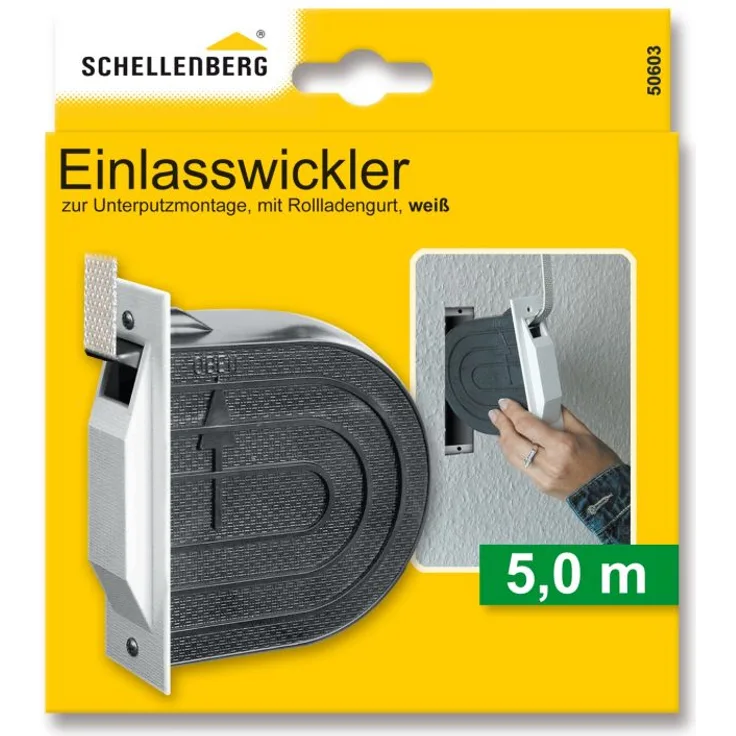 Schellenberg Einlaßwickler Mini 5m w.