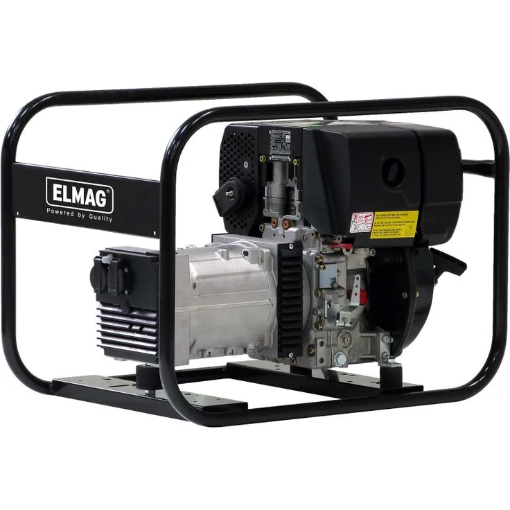 Elmag Diesel Stromerzeuger SED 4200W-AVR mit HATZ-Motor 1B30 mit AVR-Regelung