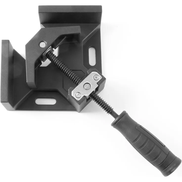 STAHLWERK WK 95-ST Stabile Winkel-Klemme Eckklemme Gehrungszwinge Winkelspanner aus Alu für Werkstücke aus Metall, Holz, Acryl, Kunststoff