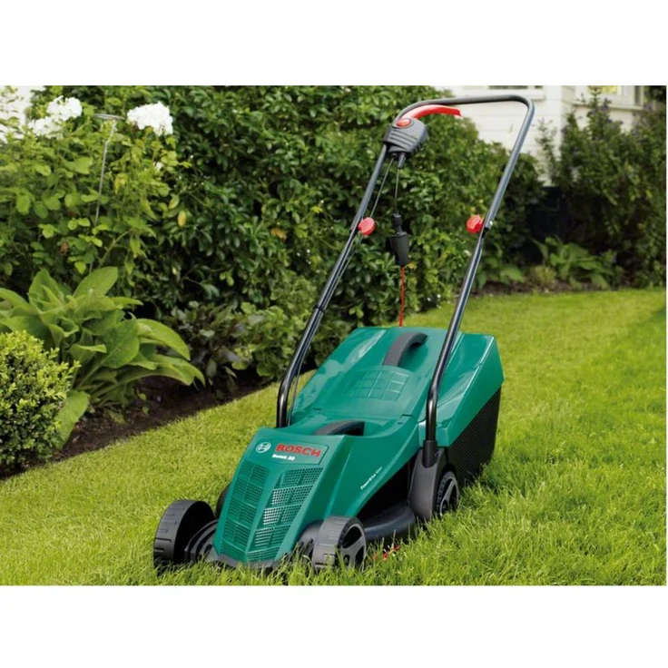Bosch Home and Garden Rasenmäher ARM 32, 31 l Grasfangkorb, Karton - 1200 Watt, 32 cm Schnittbreite, 20-60 mm Schnitthöhe – Bild 3