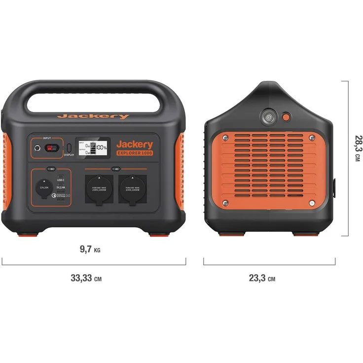 Jackery Tragbare Powerstation Explorer 1000, 1002 Wh Solargenerator Dauerleistung: 1000 W Maximalleistung: 2000 W 230 V – Bild 3