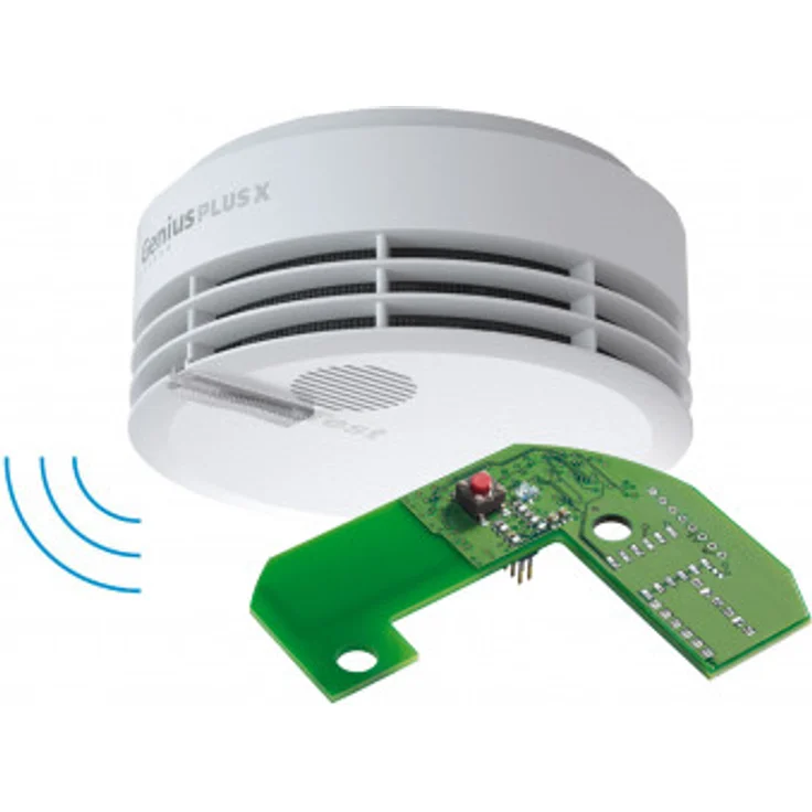 Hekatron Funk­rauch­mel­der Genius Plus X : mit Funkmodul Basis X