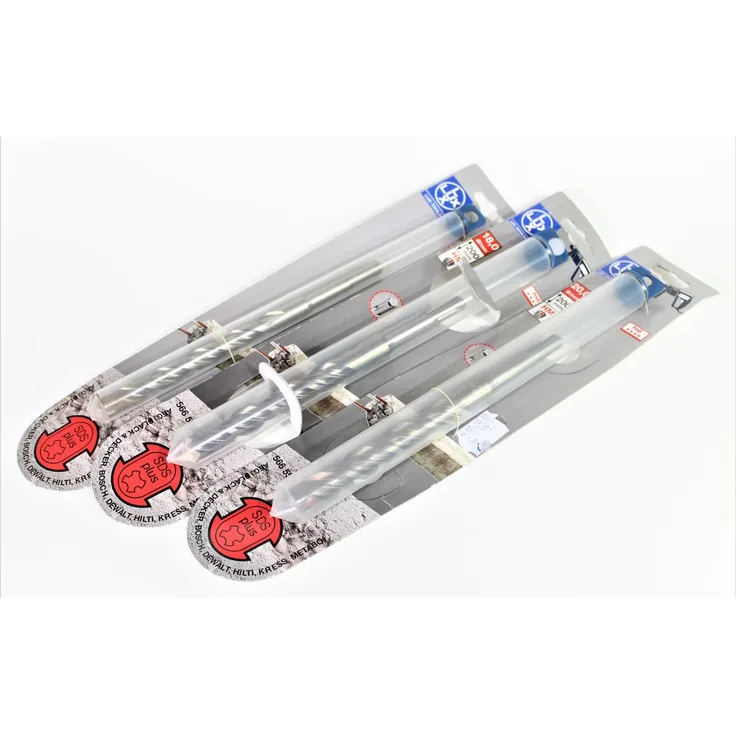 LUX Hammerbohrer Set 3-teilig ø14,18,20mm HM SDSplus Steinbohrer Bohrer bohren