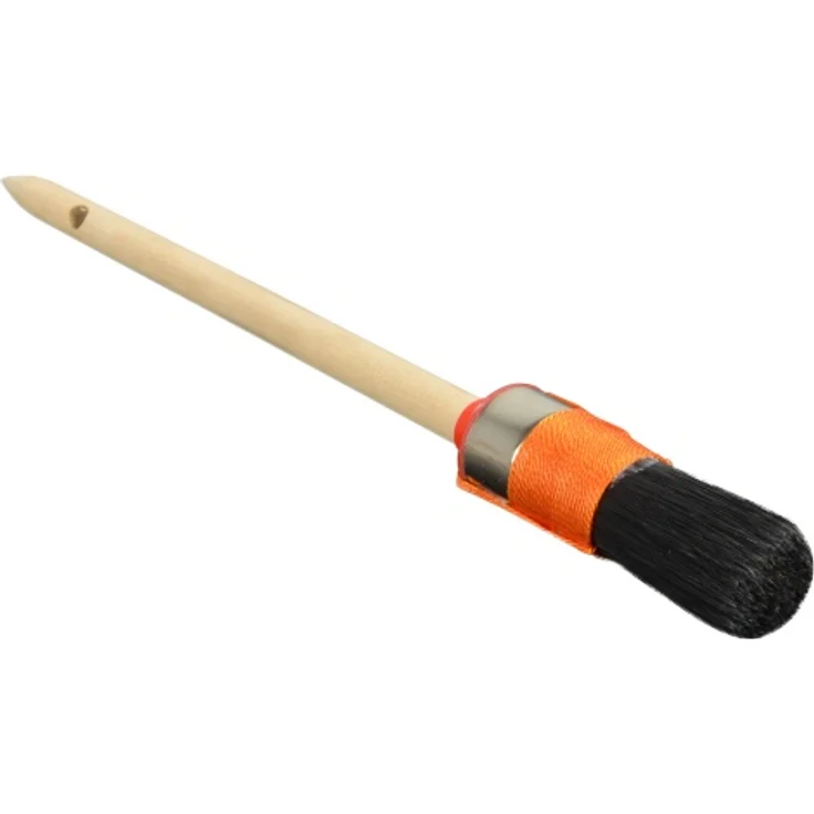 Scorprotect ® Rundpinsel Gr. 6 Naturborste 80% Tops bombiert schwarz – Bild 2