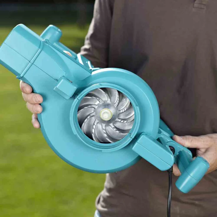 Gardena Gartensauger-Bläser ErgoJet 3000: Laubbläser-Sauger mit 3000 W Motorleistung, 170 ls Saugleistung, 310 kmh Blasgeschwindigkeit, mit Häcksler und Fangsack, inkl. Schultergurt (9332-20) – Bild 3