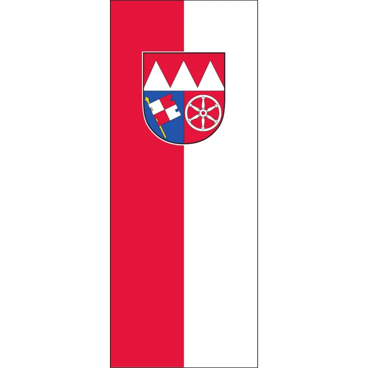 Flagge Unterfranken 110 g/m² ca. 300 x 120 cm