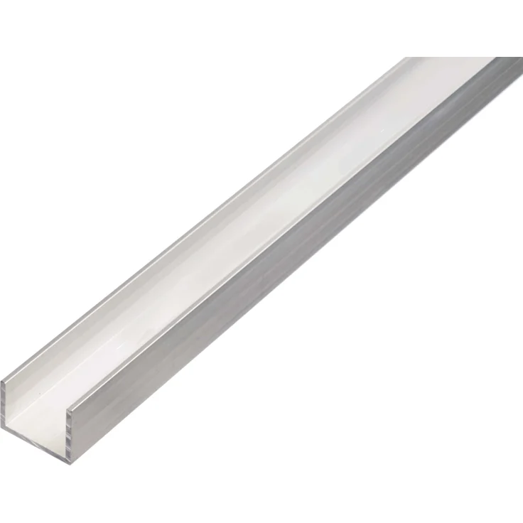 Alberts U-Profil | Aluminium, natur | 1000 x 16 x 13 mm 
(492465) – Bild 2