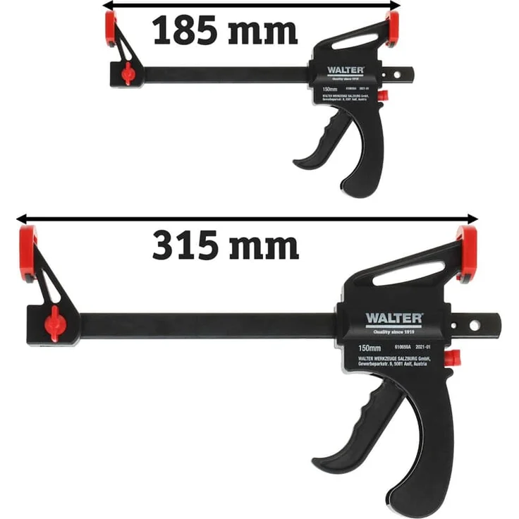 Walter Schnellspannzwingen 4 tlg. Set Spanner Druckzwingen Zwingen Klemmzwingen – Bild 4