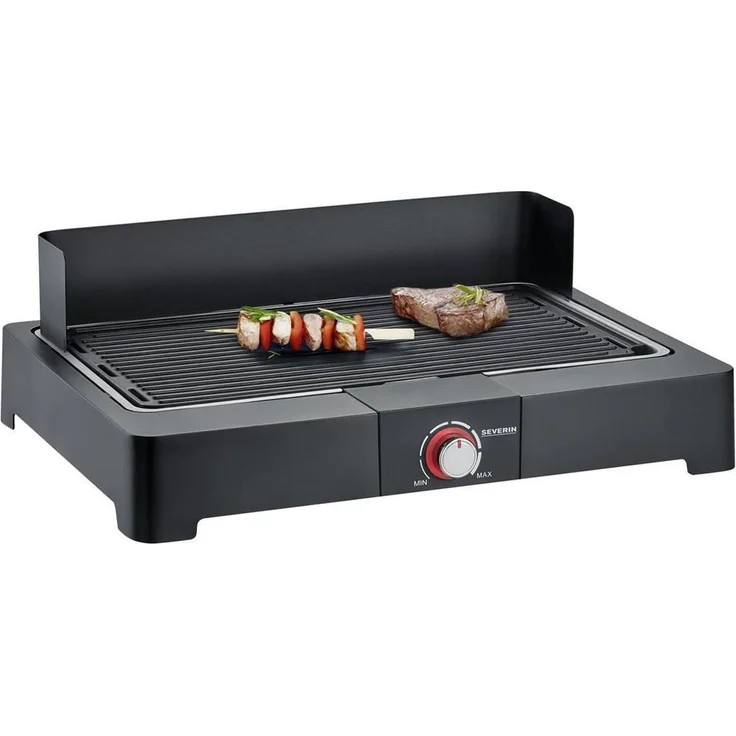 Severin PG 8567 Elektrogrill schwarz 2200 Watt Leistung – Bild 1