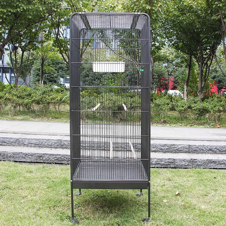 Vogelvoliere Metall Vogelkäfig Vogelhaus Tierkäfig Vogel Käfig Voliere Papagei X – Bild 2