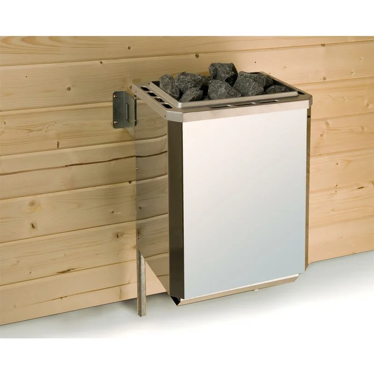 WEKA Design Sauna SARA 2 inkl. 9,0 kW OS Ofen, naturbelassen – Bild 3