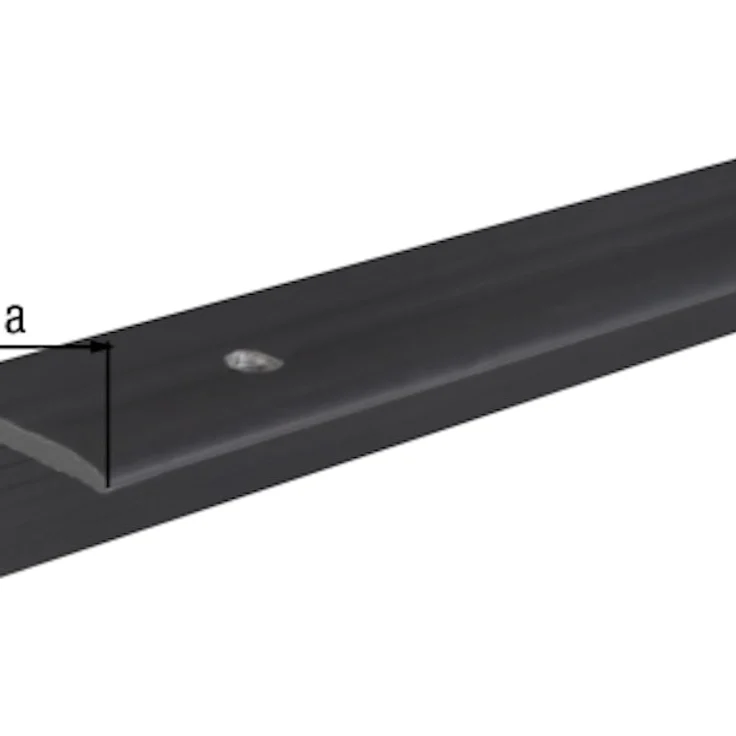 Alberts® Treppenkanten-Schutzprofil, 25x20 mm, Kunststoff, schwarz – Bild 3