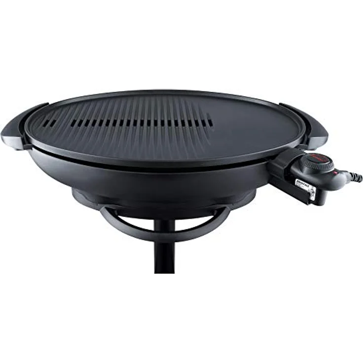 Steba VG 350 BIG Barbecue Säulengrill, Elektrogrill, mit praktischer Ablage, 55 x 41 cm Grillfläche – Bild 12