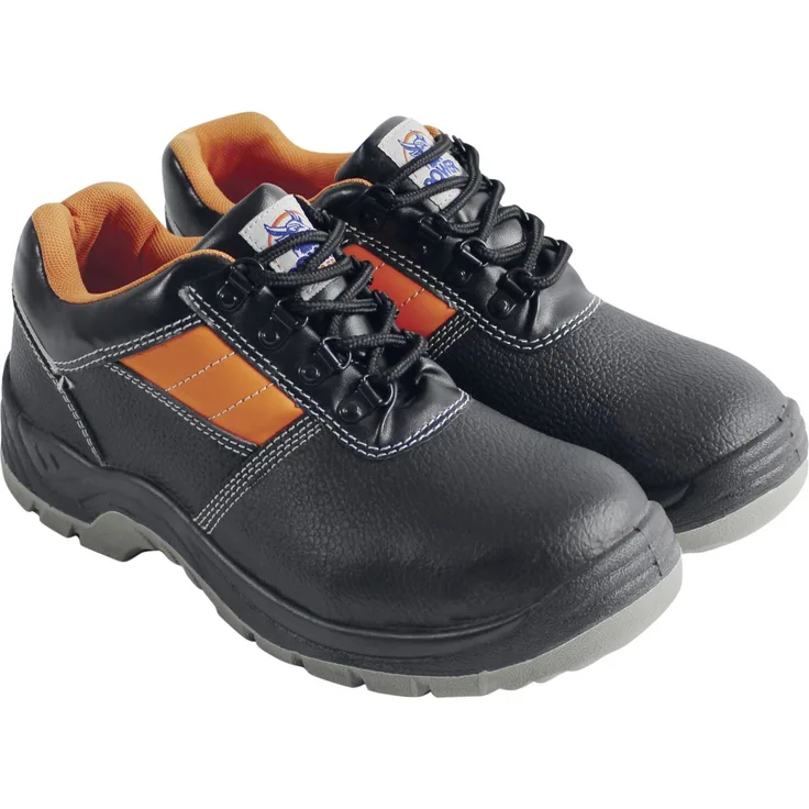 Power Safe Halbschuh Jens S3 Größe: 43, schwarz-orange