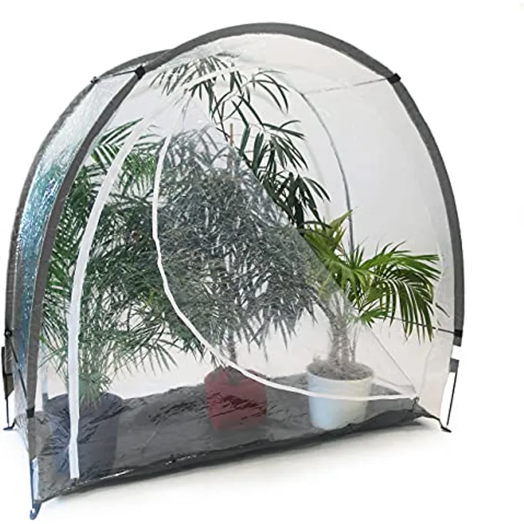 Videx Frostschutzzelt 'Ice', transparent, PVC-Folie, 85 x 175 x 185 cm, mobil und leicht aufzubauen