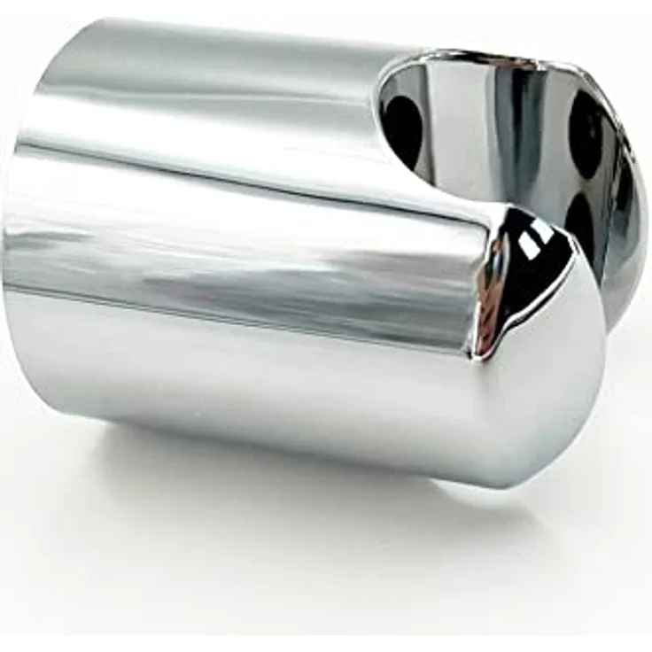 ADOB Brausehalter starr, verchromter Wandhalter für Handbrausen, universell passend – Bild 1