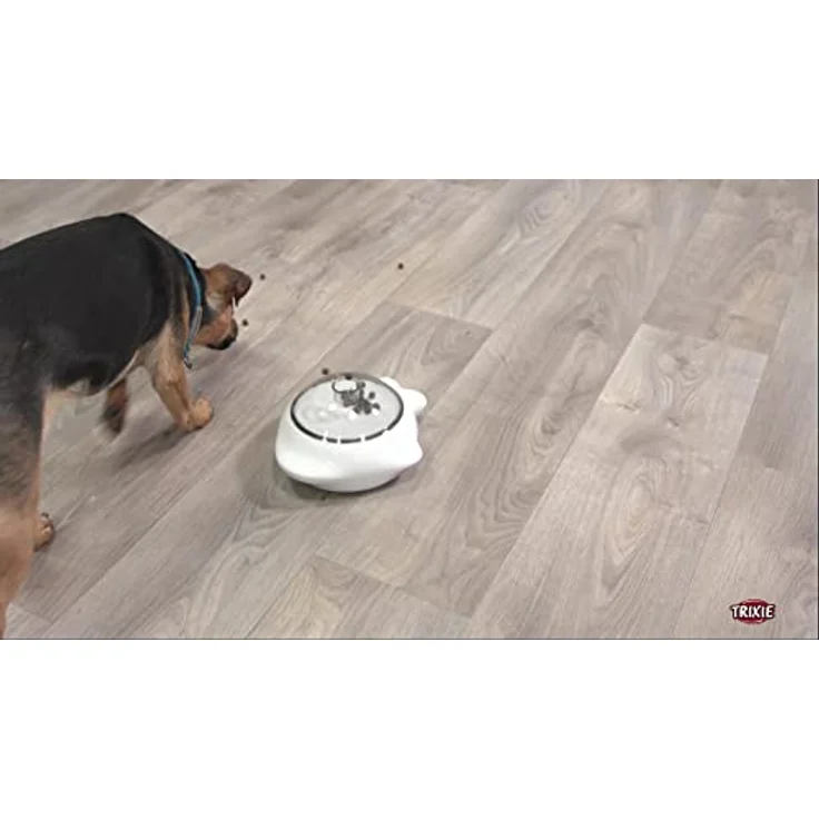 TRIXIE Hundesnack Popper, interaktiver Leckerli-Spender für Katzen und Hunde, Weiß – Bild 2