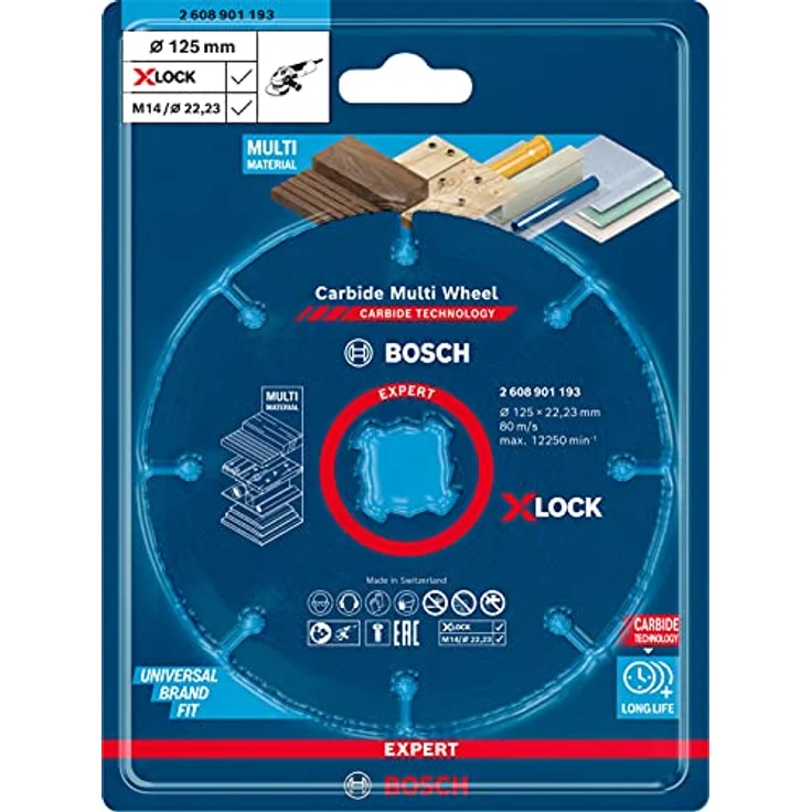 Expert Carbide Multi Wheel X-LOCK Trennscheibe, 125 mm, 22,23 mm – Bild 2