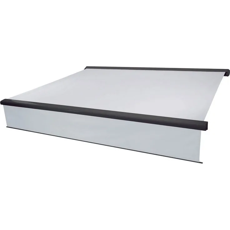 MCW Kassettenmarkise T124-4,5x3-aV, Leistungsstarker Markenmotor 205 Watt, Vollkassette, UV 50+, Polyacryl-Bezugsstoff, Fernbedienung